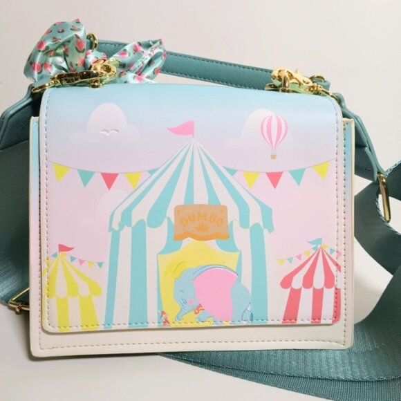 Loungefly Disney Dumbo Circus Tent Crossbody Bag - Picture 6 of 10